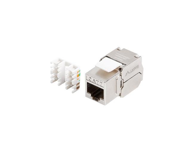Lanberg keystone module toolless rj45 CAT.7 ftp 180° | JAR Computers Lanberg keystone module toolless rj45 CAT.7 ftp 180°