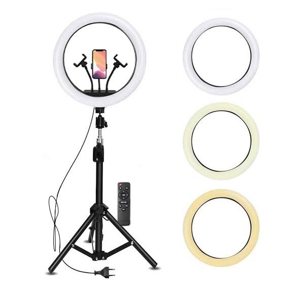 LED Селфи лампа 38см (бяла) + Tripod стойка 200см | JAR Computers LED Селфи лампа 38см (бяла) + Tripod стойка 200см