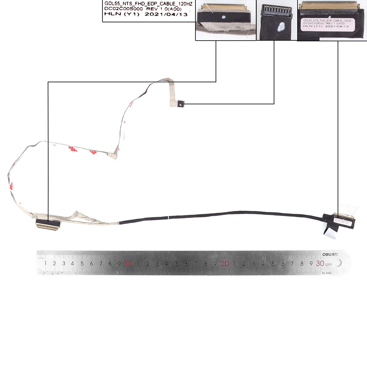 Лентов Кабел за лаптоп (LCD Cable) Dell G15 5510 5511 5515 120Hz | JAR Computers Лентов Кабел за лаптоп (LCD Cable) Dell G15 5510 5511 5515 120Hz