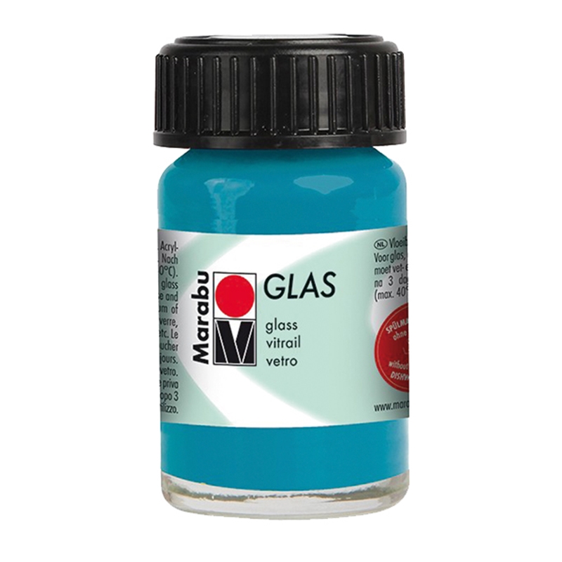 Marabu Боя за стъкло арт, тюркоаз, 15 ml, 498 | JAR Computers Marabu Боя за стъкло арт, тюркоаз, 15 ml, 498