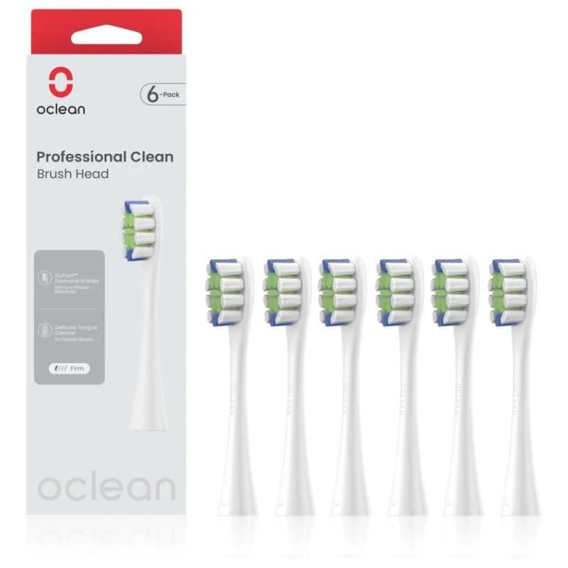 Накрайник за четки за зъби Oclean Gum Care 6-pack White P1S12 W06