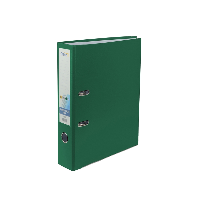 Office 1 Класьор, 5 cm, с метален кант, зелен
