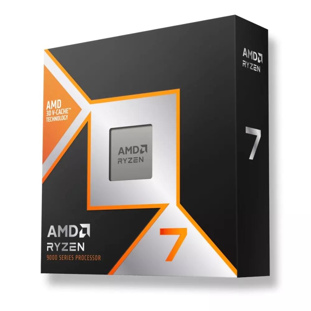 Процесор AMD Ryzen 7 9800X3D, осемядрен (4.7/5.2GHz, 96MB Cache, 2.20 GHz GPU, AM5), BOX, без охлаждане, 100-100001084WOF | JAR Computers Процесор AMD Ryzen 7 9800X3D, осемядрен (4.7/5.2GHz, 96MB Cache, 2.20 GHz GPU, AM5), BOX, без охлаждане, 100-100001084WOF