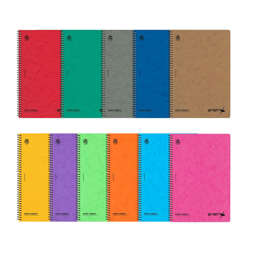 Typotrust Graphix Notebook Spiral B5 3 subjects (4553-18) (TYP4553-18) | JAR Computers Typotrust Graphix Notebook Spiral B5 3 subjects (4553-18) (TYP4553-18)