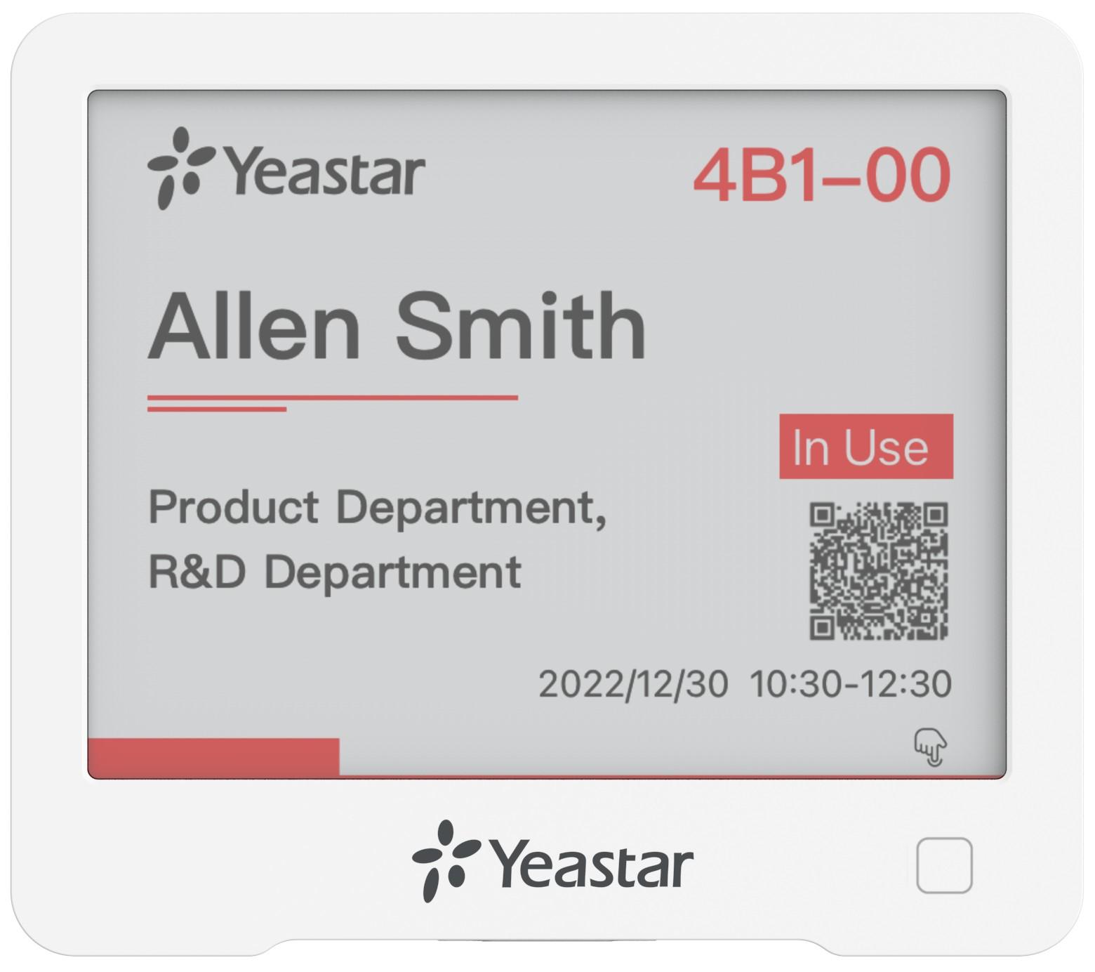 Yeastar E-Ink Desk Screen DS3504-868M екран за управление на заетостта на работното място | JAR Computers Yeastar E-Ink Desk Screen DS3504-868M екран за управление на заетостта на работното място