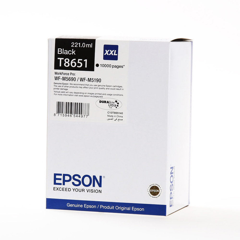 Epson T8651XXL Inkjet Printer Cartridge Black (C13T865140) (EPST865140)