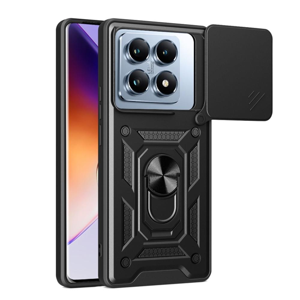 Хибриден удароустойчив кейс с пръстен против изпускане за Xiaomi 14T Pro (черен) - Techsuit CamShield Case | JAR Computers Хибриден удароустойчив кейс с пръстен против изпускане за Xiaomi 14T Pro (черен) - Techsuit CamShield Case