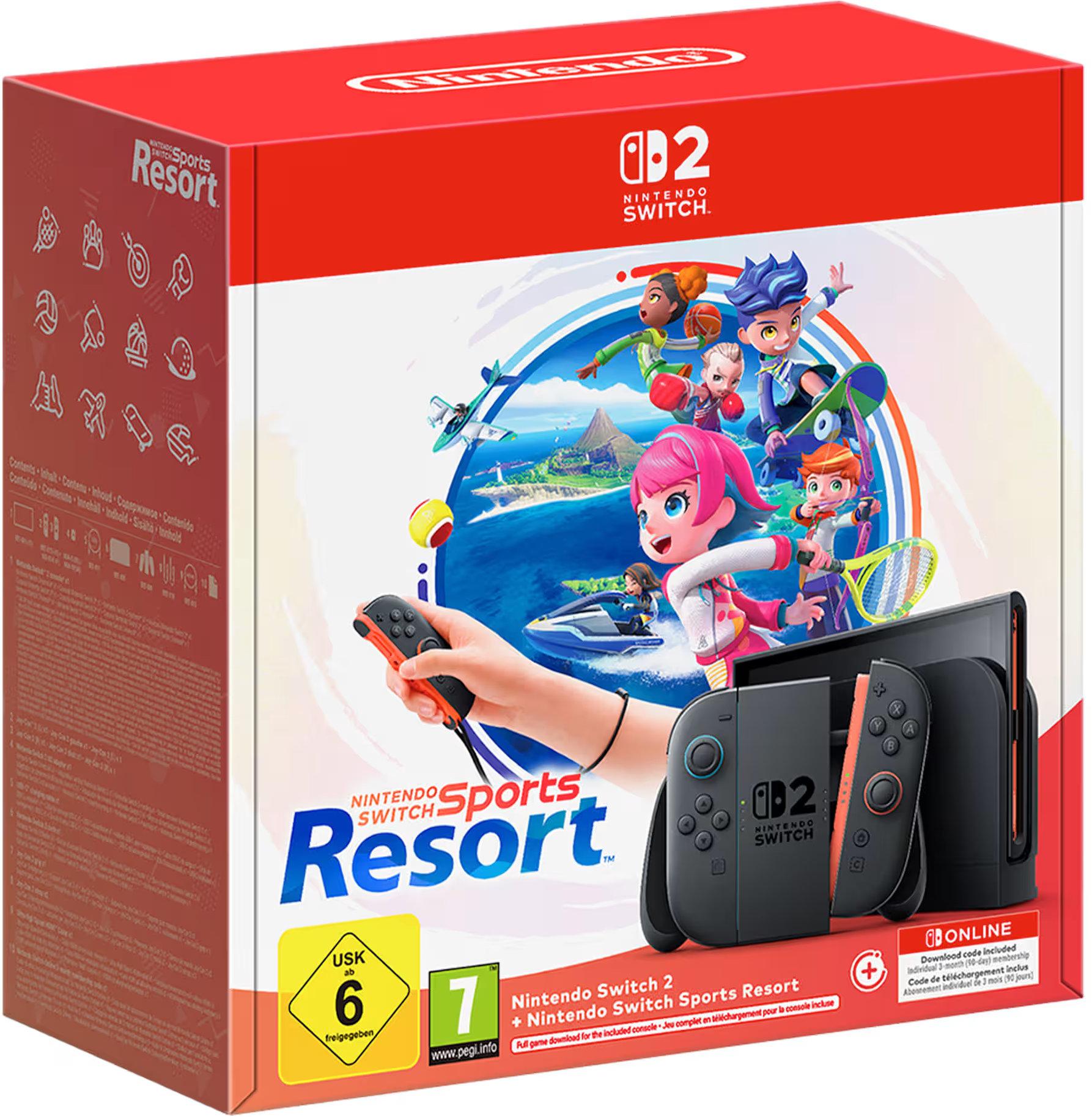 Конзола Nintendo Switch 2 + Sports Resort + 3 месеца NSO Bundle