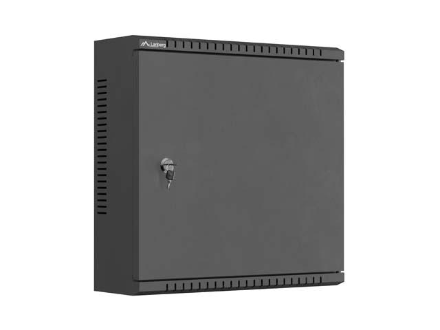 Lanberg TPR 10" Installation Enclosure with Mesh Plate 400 x 400 x 140 Black (Assembled)