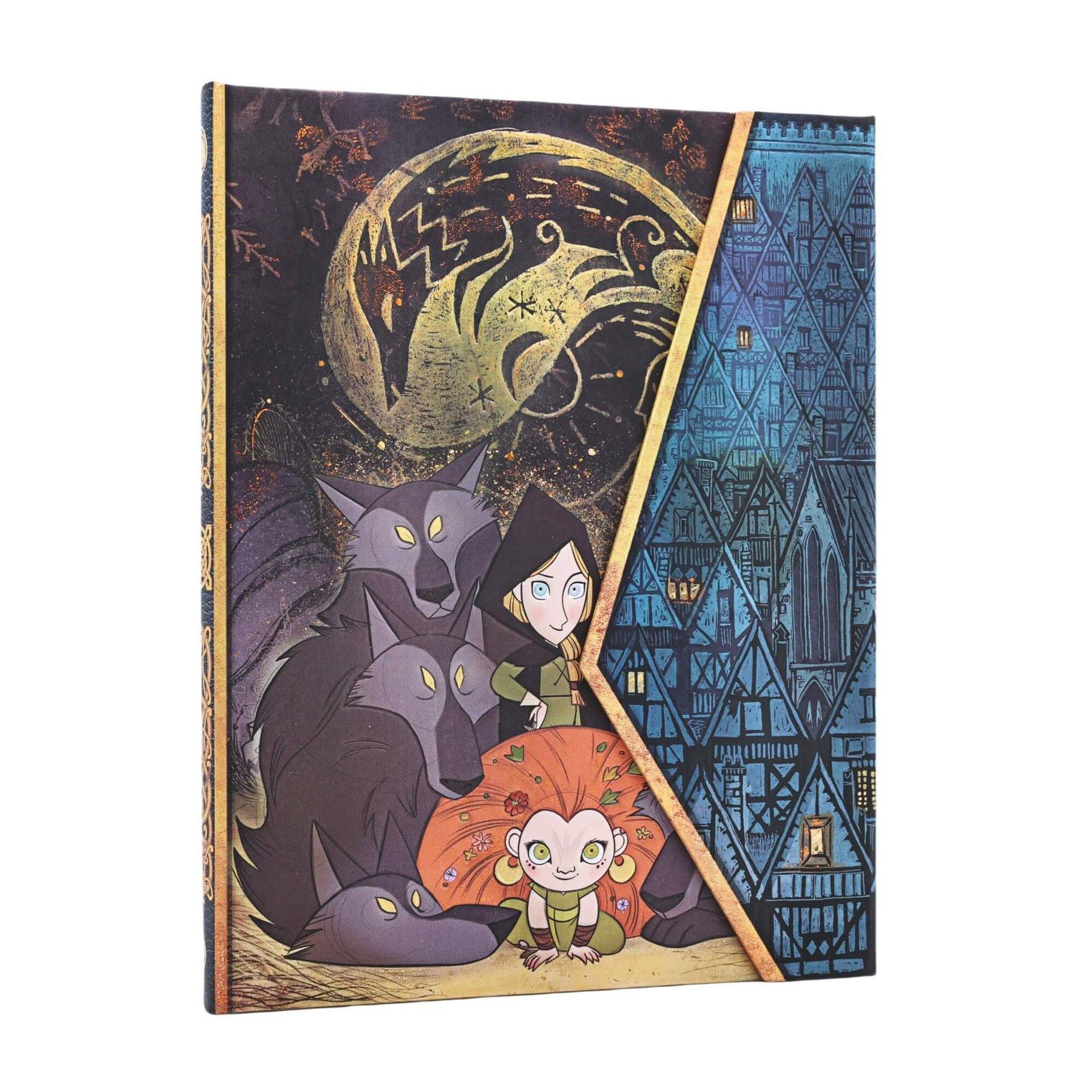 Paperblanks Тефтер Wolf Walkers, Ultra, твърда корица, 72 листа