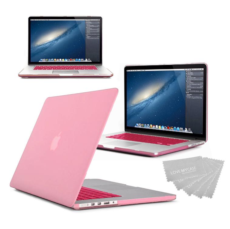 Предпазен кейс и силиконов кавър за клавиатурата за MacBook Pro 13 Retina Display - Smart Rubberized Hardshell Hard Case (розов) | JAR Computers Предпазен кейс и силиконов кавър за клавиатурата за MacBook Pro 13 Retina Display - Smart Rubberized Hardshell Hard Case (розов)