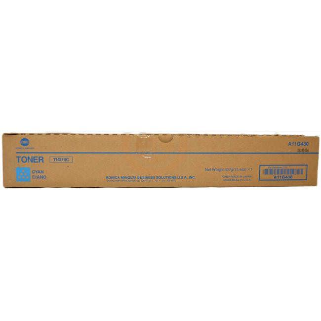 Тонер касета KONICA MINOLTA Cyan TN319C за Bizhub C360, 26000 к. | JAR Computers Тонер касета KONICA MINOLTA Cyan TN319C за Bizhub C360, 26000 к.