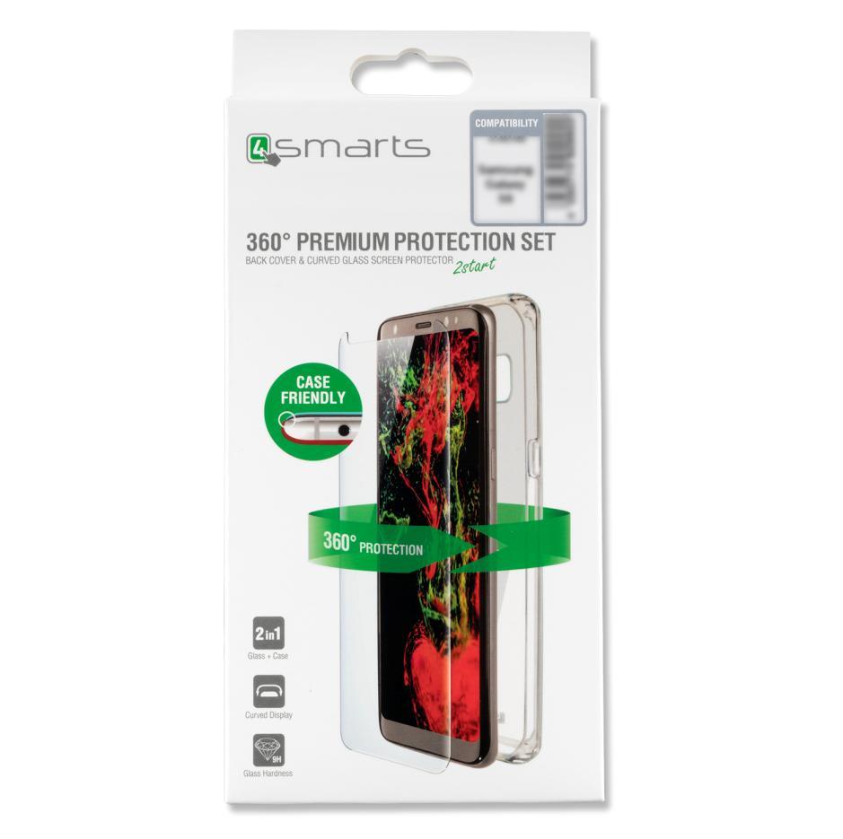 Тънък силиконов кейс и извито стъклено защитно покритие за дисплея на Huawei Mate 10 Pro - 4smarts 360° Protection Set Case Friendly (прозрачен) | JAR Computers Тънък силиконов кейс и извито стъклено защитно покритие за дисплея на Huawei Mate 10 Pro - 4smarts 360° Protection Set Case Friendly (прозрачен)