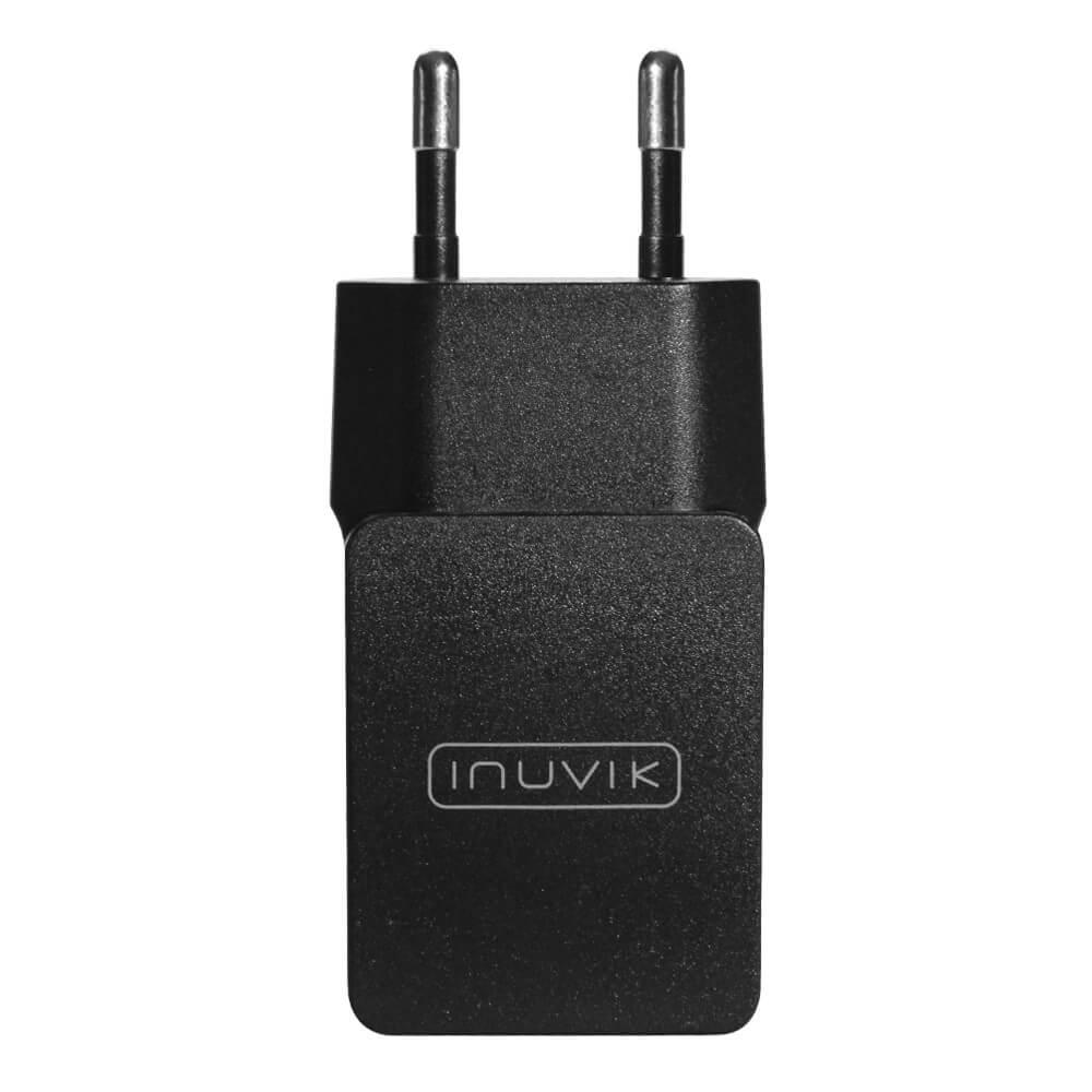 Захранване за ел. мрежа с USB изход за мобилни устройства - Inuvik 2.1A USB Wall Charger (черен) | JAR Computers Захранване за ел. мрежа с USB изход за мобилни устройства - Inuvik 2.1A USB Wall Charger (черен)