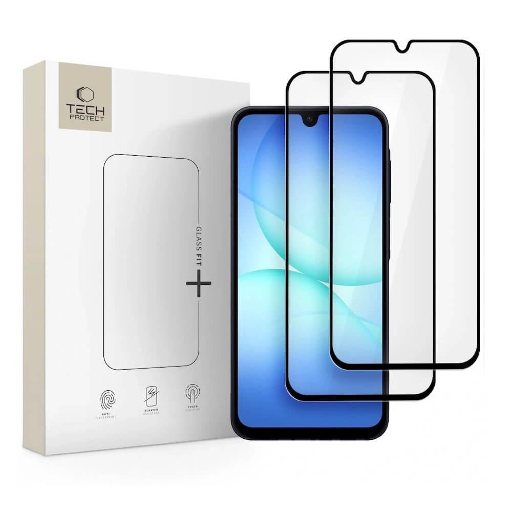 2 броя калени стъклени защитни покрития за дисплея на Samsung Galaxy A16, A16 5G, A26 5G, A17, A17 5G - Tech-Protect Glass Fit Plus Tempered Glass 2.5D 2 Pack (черен-прозрачен) | JAR Computers 2 броя калени стъклени защитни покрития за дисплея на Samsung Galaxy A16, A16 5G, A26 5G, A17, A17 5G - Tech-Protect Glass Fit Plus Tempered Glass 2.5D 2 Pack (черен-прозрачен)