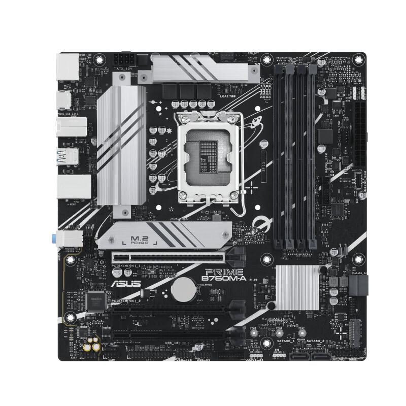 ASUS PRIME B760M-A-CSM Intel B760 LGA 1700 микро ATX | JAR Computers ASUS PRIME B760M-A-CSM Intel B760 LGA 1700 микро ATX