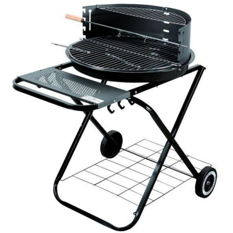 Барбекю на дървени въглища Master Grill & Party MG925, 54.5 см, Емайлиран корпус, Регулируема решетка, Сгъваемо, Колела, Черен | JAR Computers Барбекю на дървени въглища Master Grill & Party MG925, 54.5 см, Емайлиран корпус, Регулируема решетка, Сгъваемо, Колела, Черен