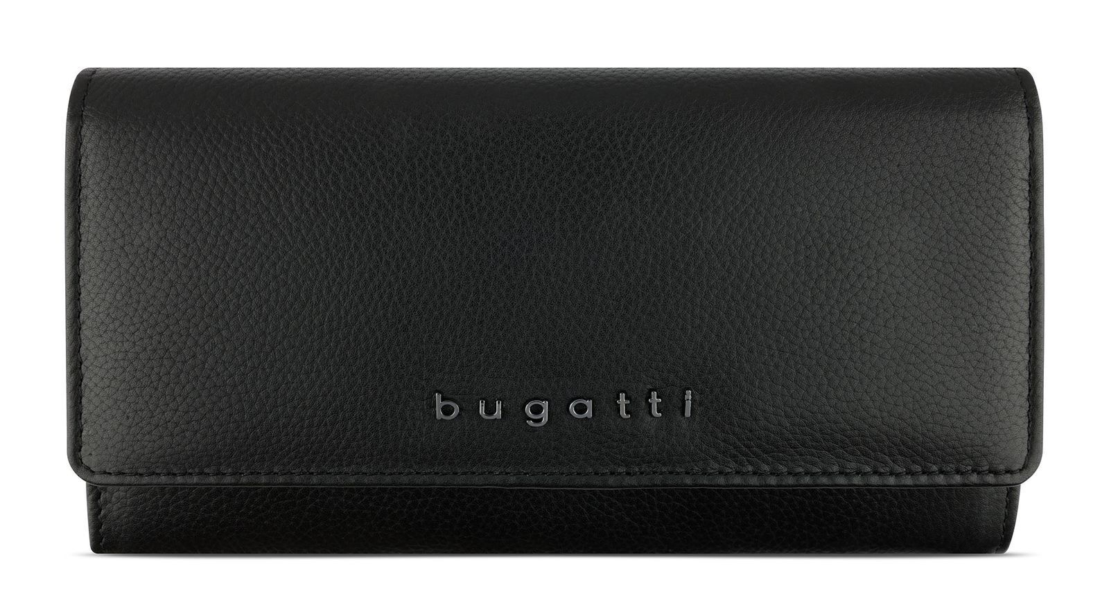 Дамски кожен портфейл Bugatti Bella Ladies Flip Long Wallet, RFID защита, черен | JAR Computers Дамски кожен портфейл Bugatti Bella Ladies Flip Long Wallet, RFID защита, черен