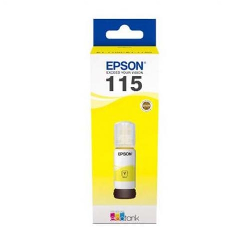 Epson 115 EcoTank Оригинално мастило (жълт) | JAR Computers Epson 115 EcoTank Оригинално мастило (жълт)