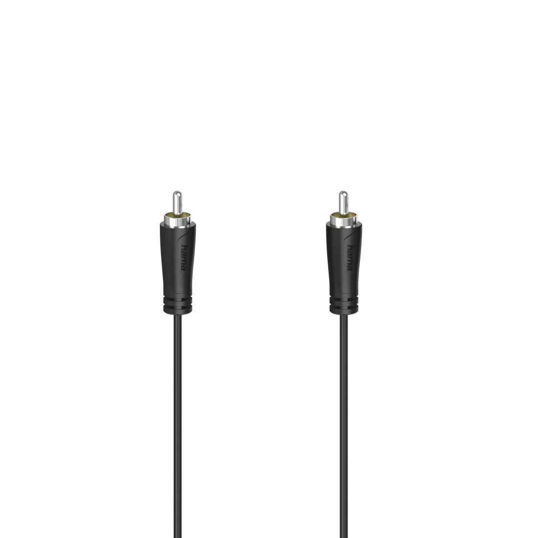 Hama 00205098 аудио кабел 1,5 м RCA Черен | JAR Computers Hama 00205098 аудио кабел 1,5 м RCA Черен