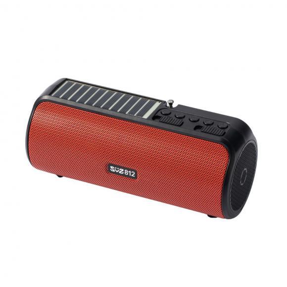 HOME SP 812 Solar/Bluetooth/RGB LED/USB/micro SD/FM Red