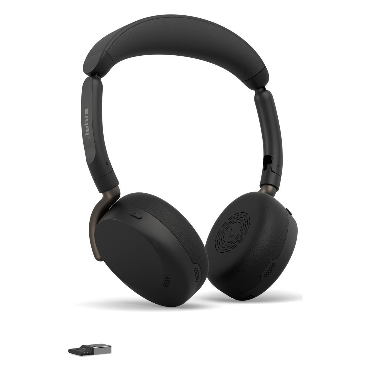 Jabra Evolve3 65 Flex безжични слушалки с ANC, LINK 390a, MS, черни | JAR Computers Jabra Evolve3 65 Flex безжични слушалки с ANC, LINK 390a, MS, черни