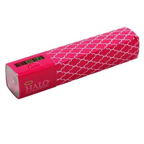 Компактна външна батерия за мобилни устройства - Halo Pocker Power Bank 2800 mAh (розов) | JAR Computers Компактна външна батерия за мобилни устройства - Halo Pocker Power Bank 2800 mAh (розов)
