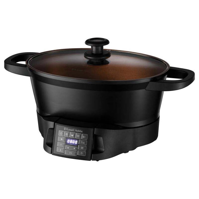 Мултикукър Russell Hobbs Good-to-Go 28270-56, 750W, 6.5 л, 8 програми, Таймер, Размразяване, Лесно почистване, Черен | JAR Computers Мултикукър Russell Hobbs Good-to-Go 28270-56, 750W, 6.5 л, 8 програми, Таймер, Размразяване, Лесно почистване, Черен