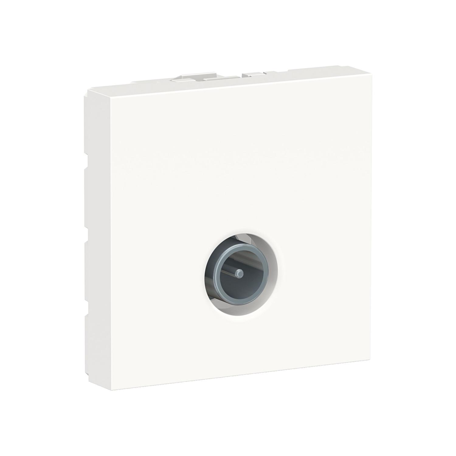Мъжка ТВ розетка звезда 1.5 dB, 2M, бял - SCHNEIDER ELECTRIC New Unica NU346218 | JAR Computers Мъжка ТВ розетка звезда 1.5 dB, 2M, бял - SCHNEIDER ELECTRIC New Unica NU346218