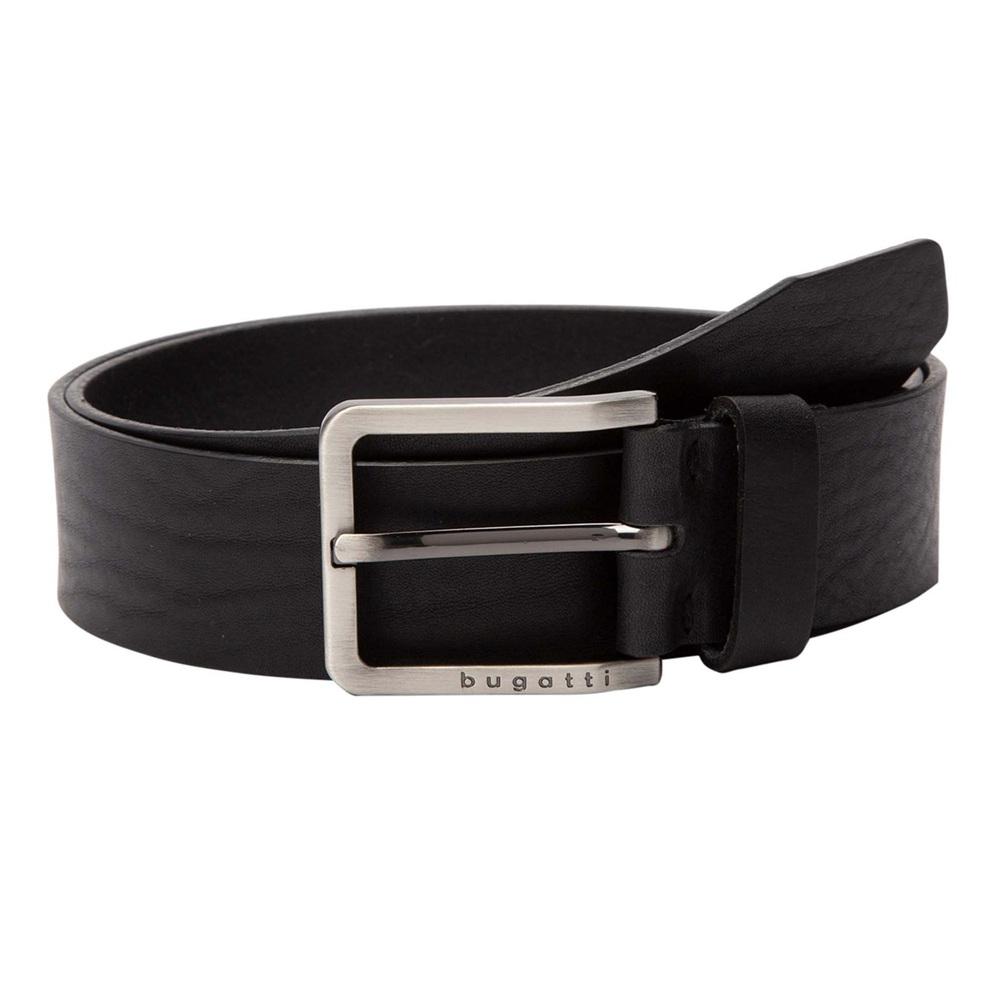 Мъжки кожен колан Bugatti, черен, 120 см | JAR Computers Мъжки кожен колан Bugatti, черен, 120 см