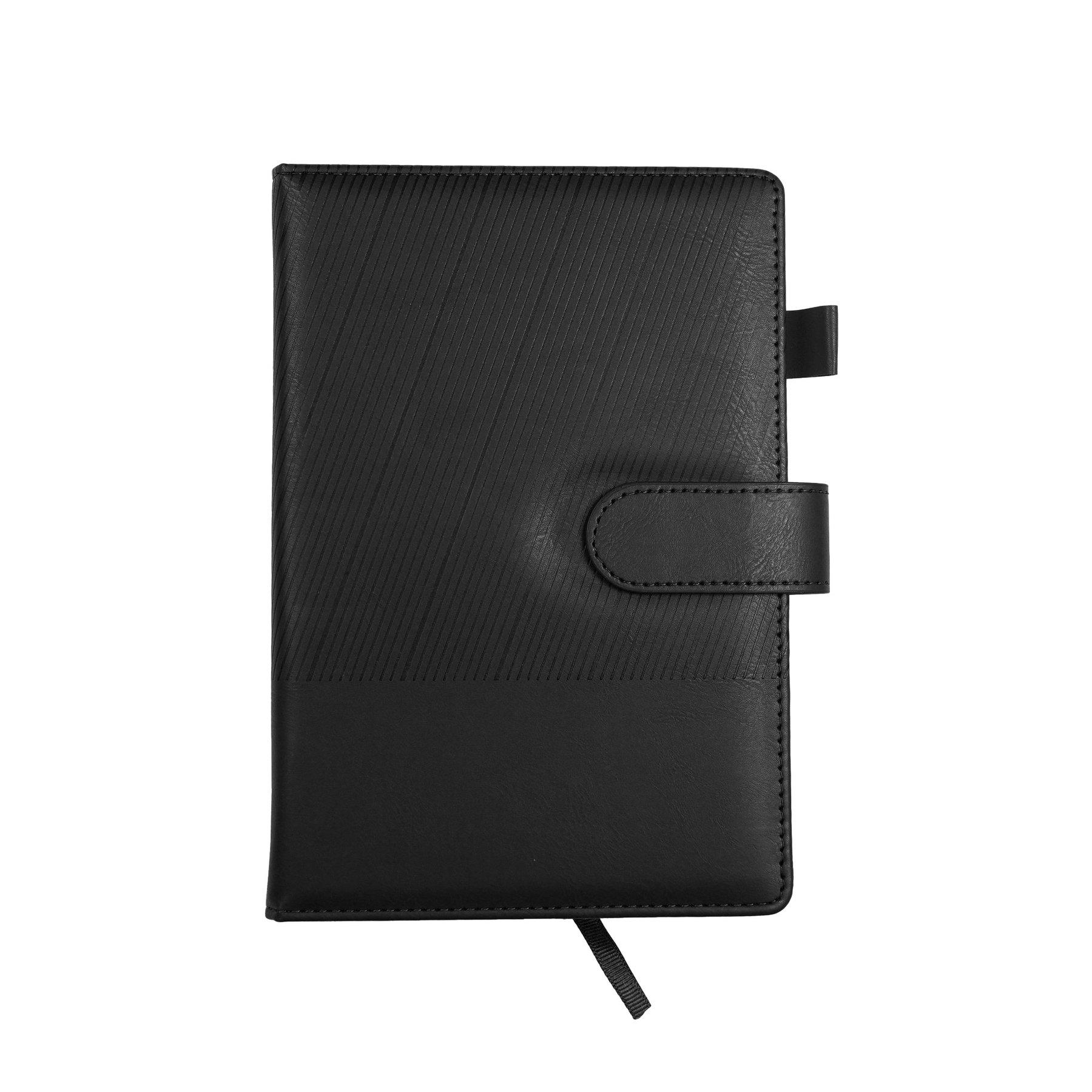 Office 1 Бележник, с магнитно закопчаване, без дати, А5, черен | JAR Computers Office 1 Бележник, с магнитно закопчаване, без дати, А5, черен