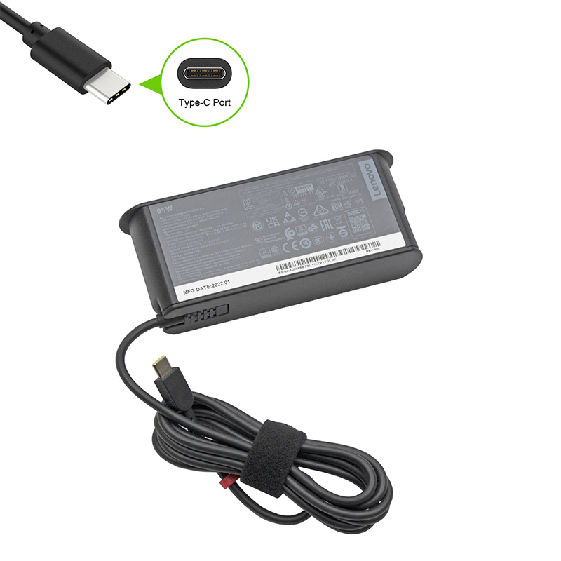 Оригинално зарядно за лаптоп (Laptop AC Adapter) Lenovo 95W USB (Type-C)  | JAR Computers Оригинално зарядно за лаптоп (Laptop AC Adapter) Lenovo 95W USB (Type-C)
