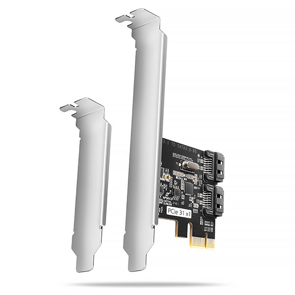 PCI-E Card, 2x SATA, AXAGON PCES-SJ2 | JAR Computers PCI-E Card, 2x SATA, AXAGON PCES-SJ2