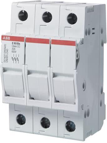 Разединител стопяем предпазител 3P 10X38 mm E93/32A 3мод. ABB | JAR Computers Разединител стопяем предпазител 3P 10X38 mm E93/32A 3мод. ABB