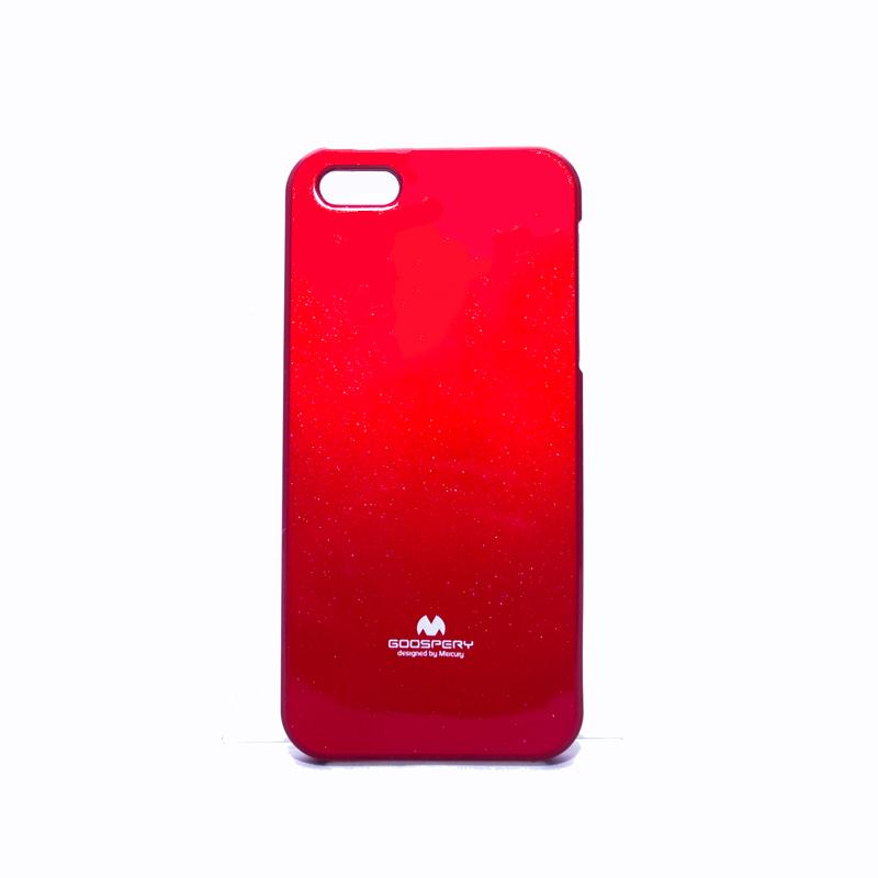 Силиконов калъф за iPhone 5S, iPhone 5, iPhone SE - Mercury Goospery Jelly Case (червен) | JAR Computers Силиконов калъф за iPhone 5S, iPhone 5, iPhone SE - Mercury Goospery Jelly Case (червен)