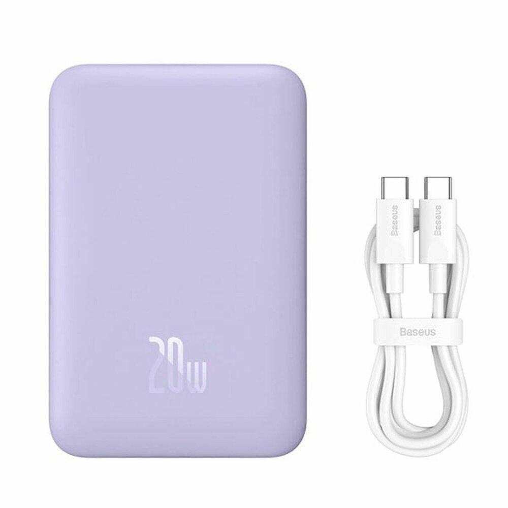 Baseus Magnetic Mini Air Powerbank 10000mAh 20W (purple) (P10059001513-00) (BASP10059001513-00)