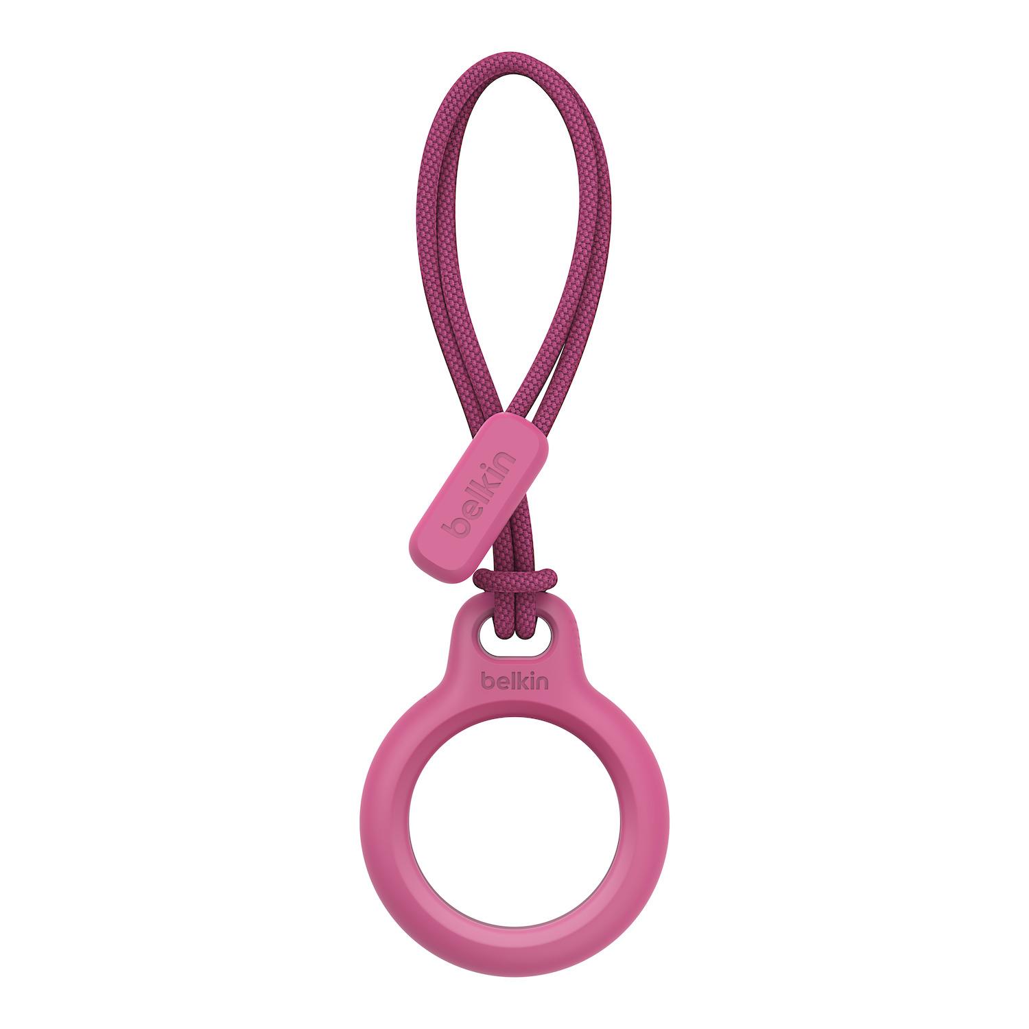 Belkin Secure Holder w Strap - Airtag - Pink | JAR Computers Belkin Secure Holder w Strap - Airtag - Pink