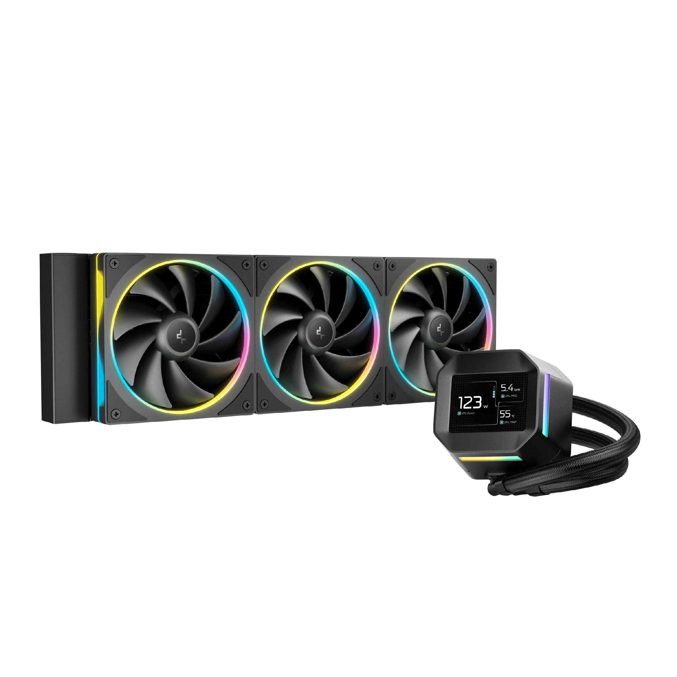 DeepCool водно охлаждане Water Cooling LM360 - 2.4 inch IPS Display, Addressable RGB | JAR Computers DeepCool водно охлаждане Water Cooling LM360 - 2.4 inch IPS Display, Addressable RGB