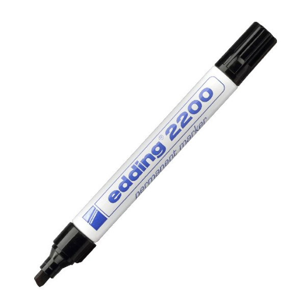 EDDING 2200 PERMANENT MARKER BLACK (EDD2200BK)