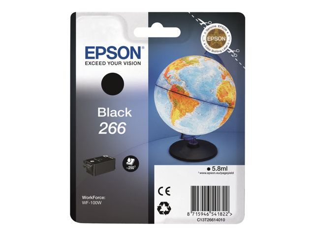 EPSON 4LB 266 ink cartridge black standard capacity 250 pages 1-pack