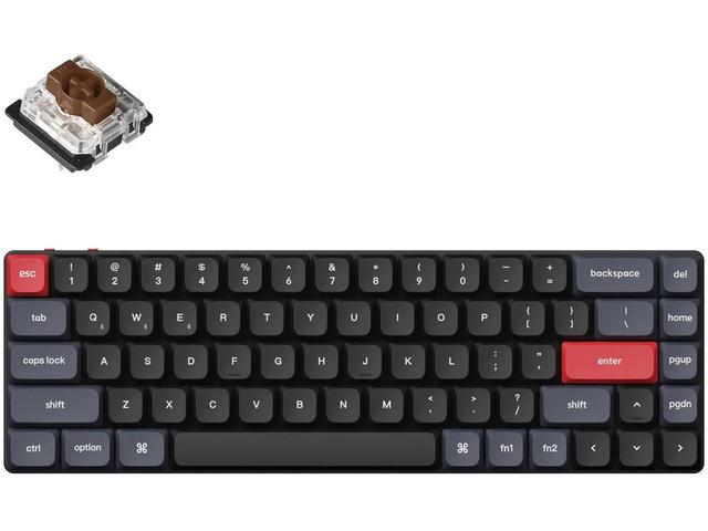 Keychron K7 Pro QMK/VIA 65% Hot-Swappable Low Profile Gateron Red Switch