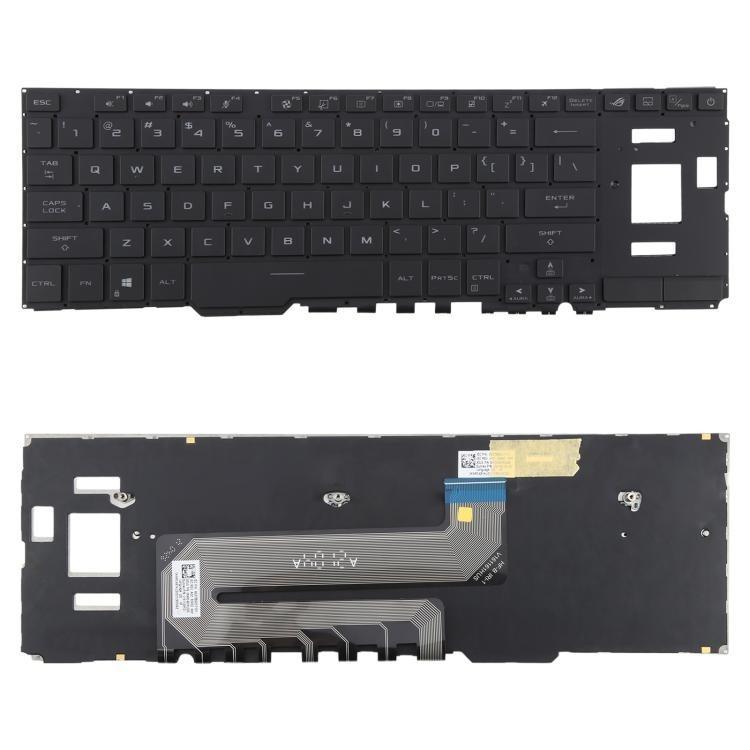 Клавиатура за лаптоп ASUS ROG 5 Zephyrus Duo 15 GX550 GX550L GX551 Черна С Малък Ентър с RGB Подсветка | JAR Computers Клавиатура за лаптоп ASUS ROG 5 Zephyrus Duo 15 GX550 GX550L GX551 Черна С Малък Ентър с RGB Подсветка