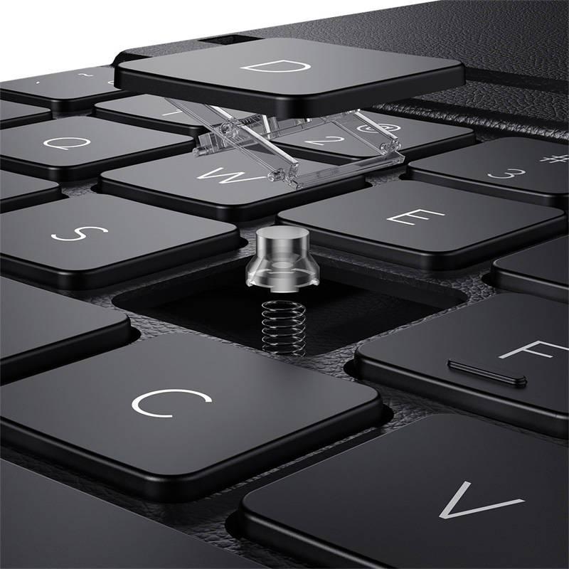 Кожен калъф и безжична блутут клавиатура за iPad 10 (2022), iPad 11 (2025) - Baseus Brilliance Magnetic Keyboard Case (P40112602111-02) (черен) | JAR Computers Кожен калъф и безжична блутут клавиатура за iPad 10 (2022), iPad 11 (2025) - Baseus Brilliance Magnetic Keyboard Case (P40112602111-02) (черен)