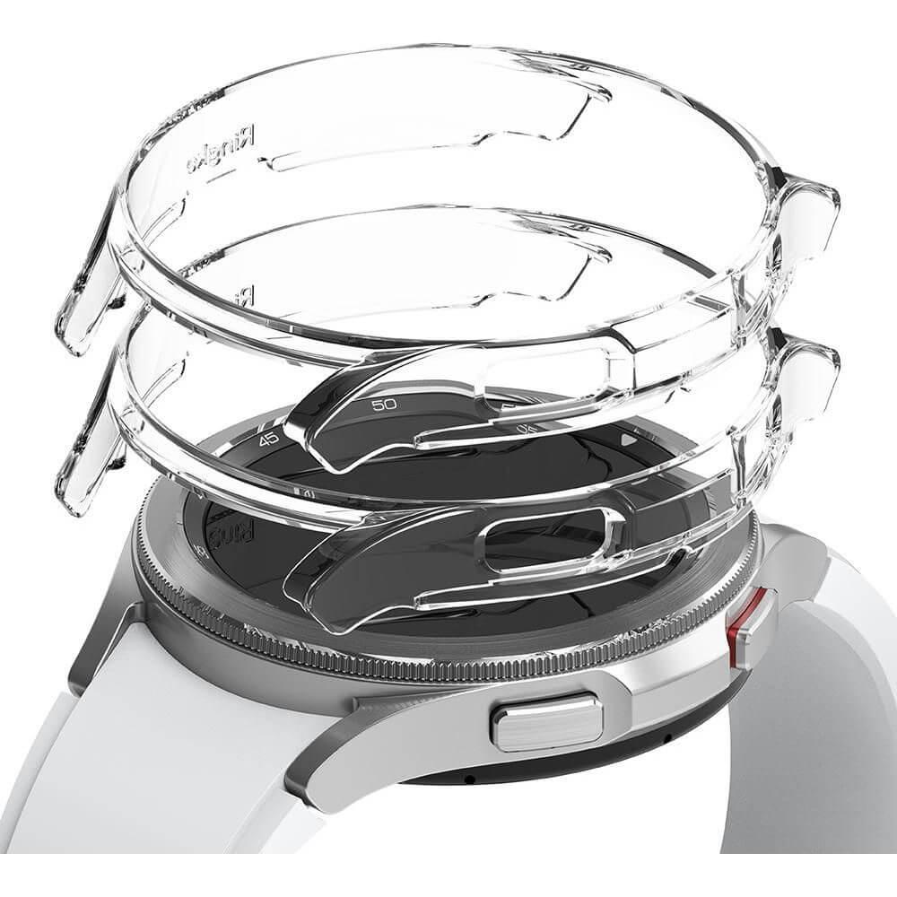 Комплект от два броя качествен твърд кейс за Samsung Galaxy Watch 4 Classic 42 мм (прозрачен) - Ringke 2x Slim Watch Case (2 броя) | JAR Computers Комплект от два броя качествен твърд кейс за Samsung Galaxy Watch 4 Classic 42 мм (прозрачен) - Ringke 2x Slim Watch Case (2 броя)