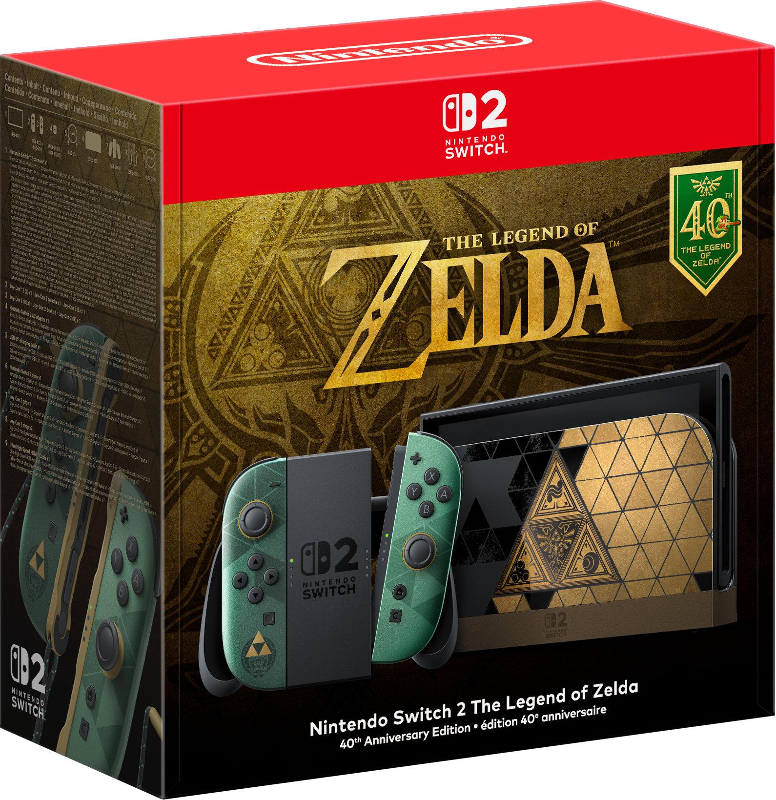 Конзола Nintendo Switch 2 - The Legend of Zelda 40th Anniversary Edition