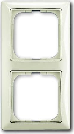 Рамка 2х цвят Chalet БЯЛ Basic 55 ABB | JAR Computers Рамка 2х цвят Chalet БЯЛ Basic 55 ABB