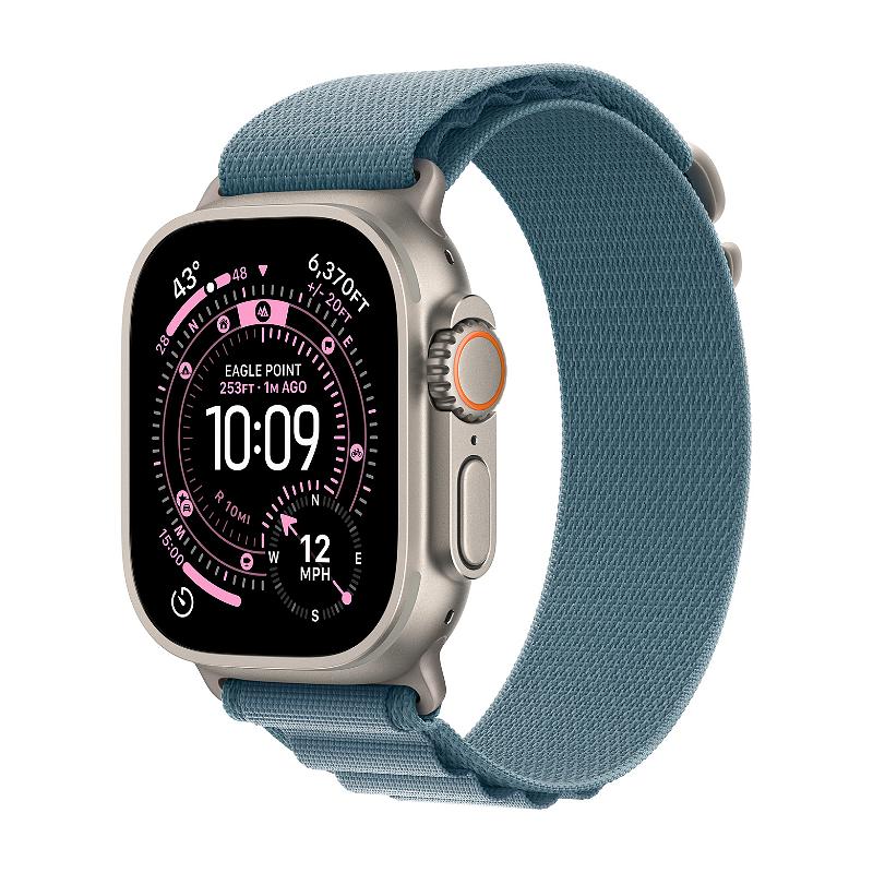 Смарт часовник Apple Watch Ultra 3 49mm Nat/Blue Alpine Loop M mewm4 , 1.98 | JAR Computers Смарт часовник Apple Watch Ultra 3 49mm Nat/Blue Alpine Loop M mewm4 , 1.98