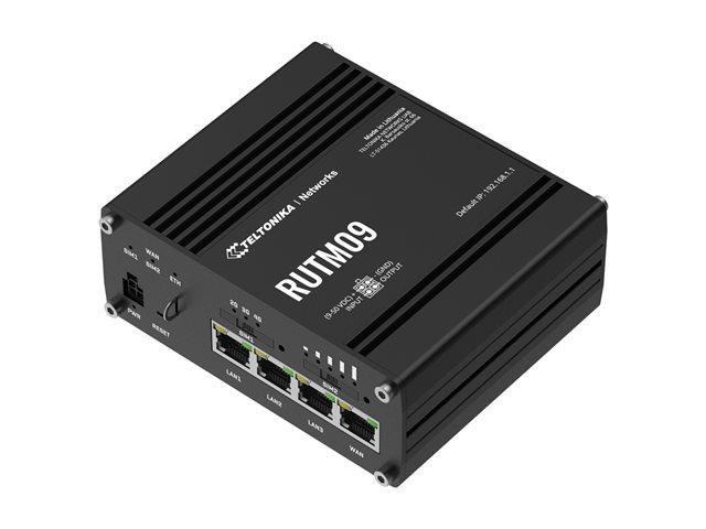 TELTONIKA NETWORKS RUTM09 DUAL SIM 4G/LTE/GNSS 4x RJ45-Ports router