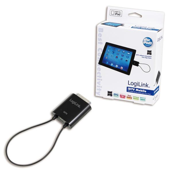 ТВ тунер за iPad, iPhone и iPod Touch - LogiLink iDTV Mobile DVB-T Tuner | JAR Computers ТВ тунер за iPad, iPhone и iPod Touch - LogiLink iDTV Mobile DVB-T Tuner