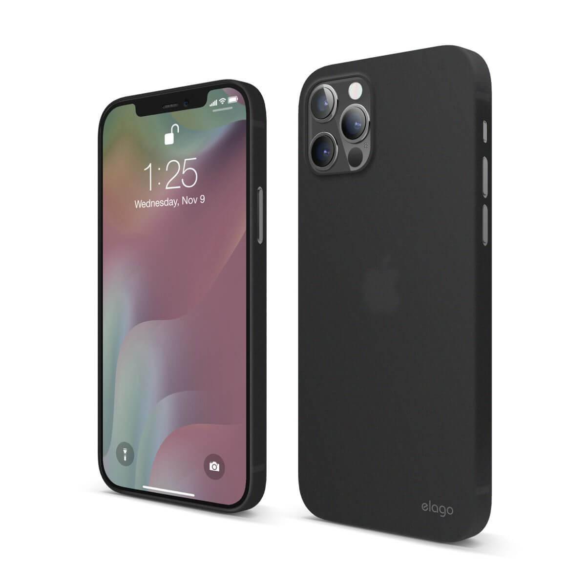Тънък полипропиленов кейс (0.5 mm) за iPhone 12 Pro Max - Elago Inner Core Case (черен) | JAR Computers Тънък полипропиленов кейс (0.5 mm) за iPhone 12 Pro Max - Elago Inner Core Case (черен)
